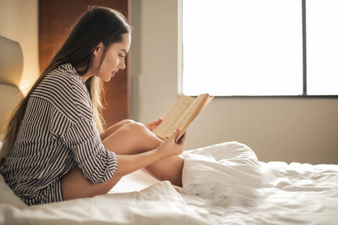 Reading before sleep
